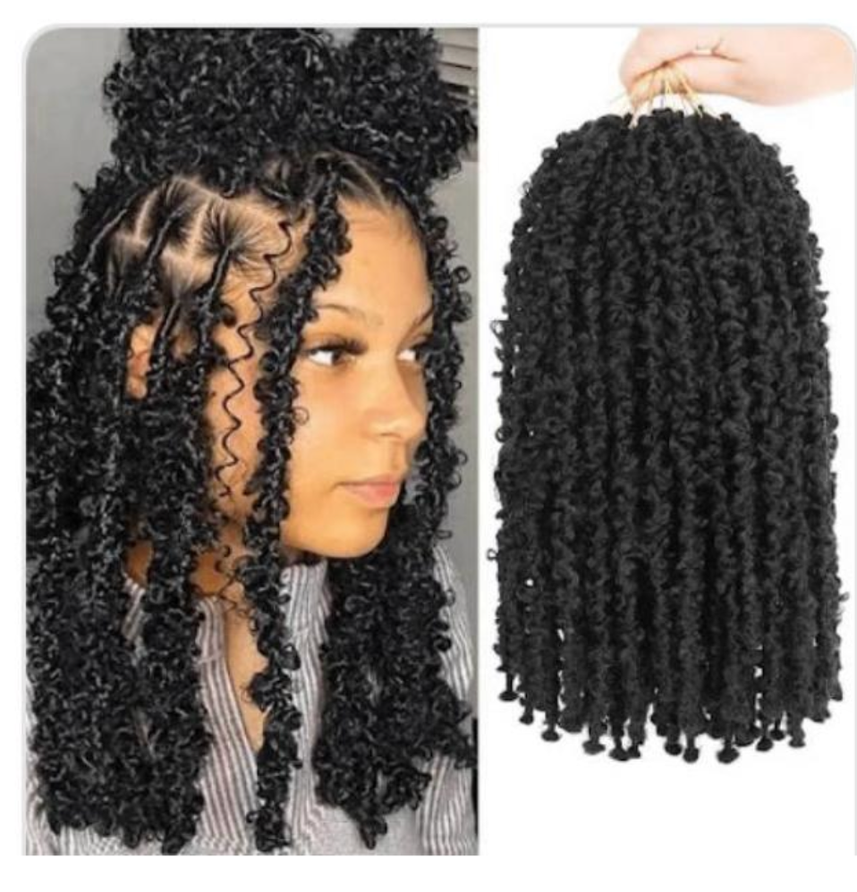 Dieulou Hair Pre-Twisted Butterfly Locs Crochet 1Pcs